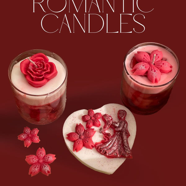Romantic Scented Candle Set – Pack of 3 | Natural Soy Wax for Cozy Evenings