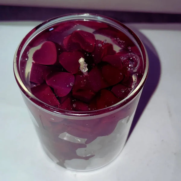 Sweetheart Candle | Scented Lovely Candle Jelly Candle Smooth Oud Aroma | 100% Pure Soya Wax