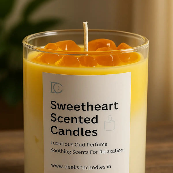 Heart Jelly Candle Iced Matcha Scented Candle Jelly Candle Smooth Oud Aroma