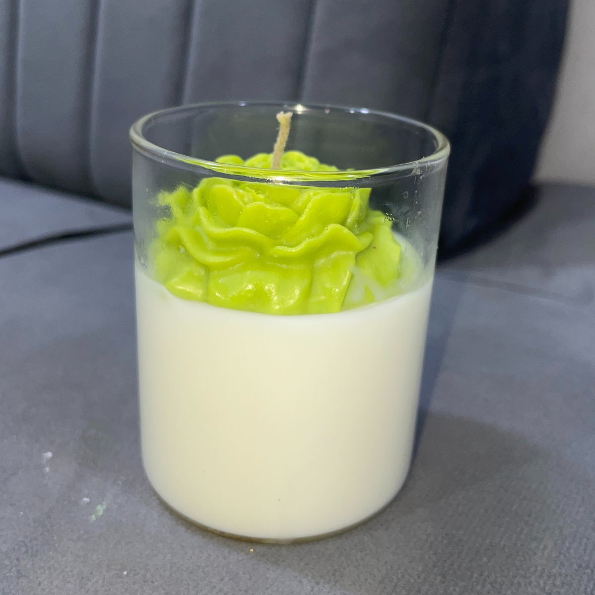 Green Rose Candle Scented Lovely Candle Smooth Oud Aroma | Scented Candle
