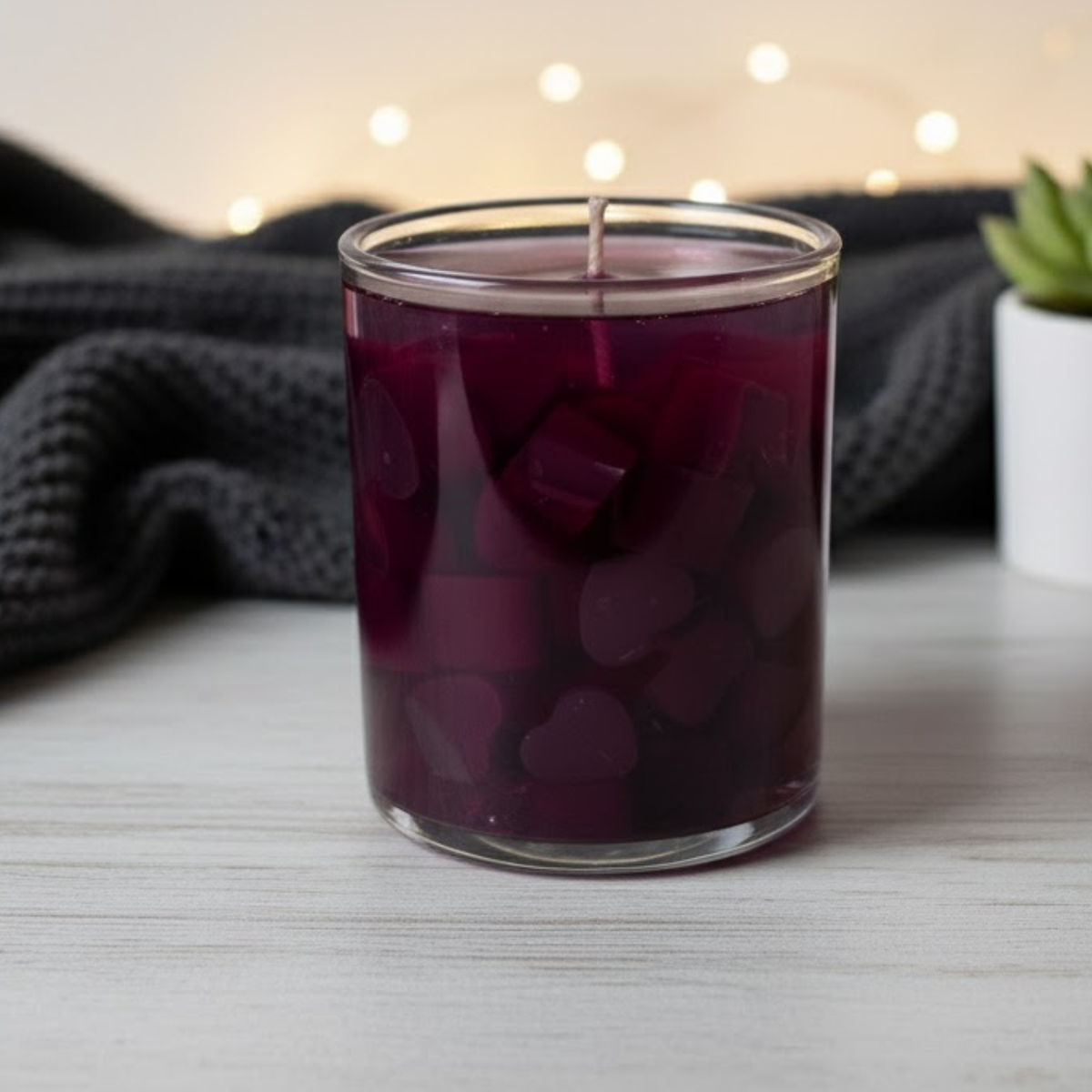 Sweetheart Candle | Scented Lovely Candle Jelly Candle Smooth Oud Aroma | 100% Pure Soya Wax