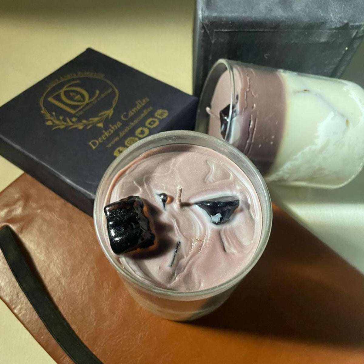 Iced Coffee Scented Candle – Premium Soy & Gel Wax | Coffee & Oud Fragrance | Perfect for Gifting & Home Decor