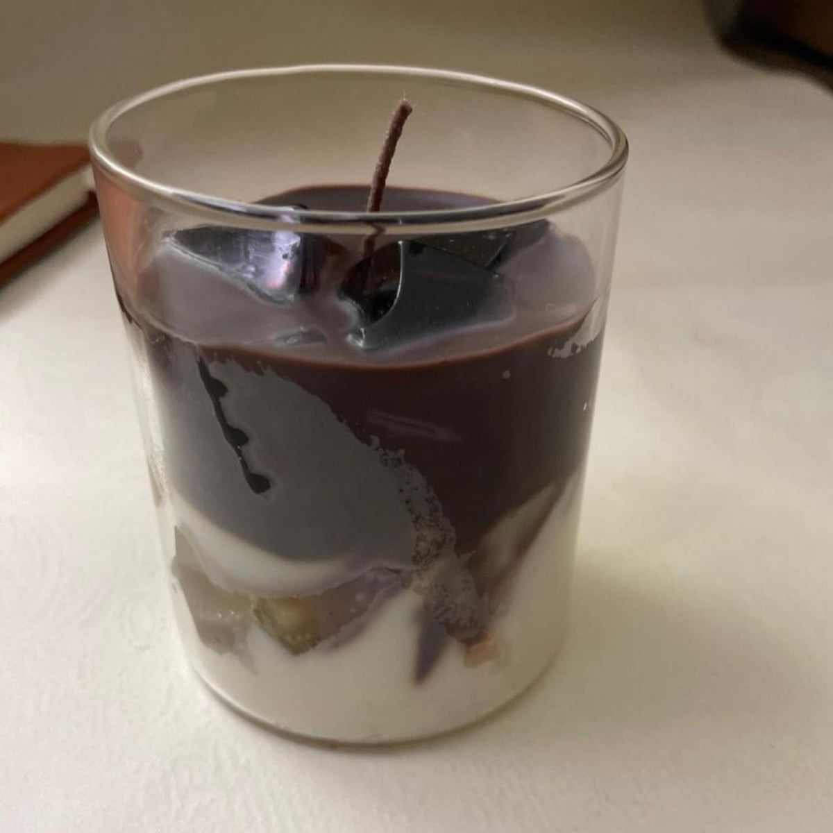 Iced Coffee Scented Candle – Premium Soy & Gel Wax | Coffee & Oud Fragrance | Perfect for Gifting & Home Decor