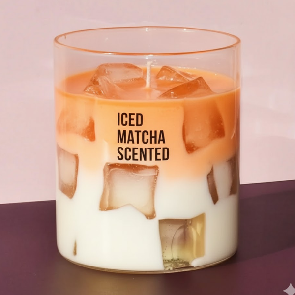 Jelly Candle Iced Matcha Scented Candle Jelly Candle Smooth Oud Aroma