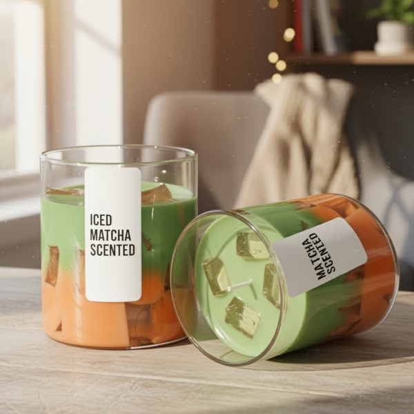 Jelly Candle Iced Matcha Scented Candle Jelly Candle Smooth Oud Aroma