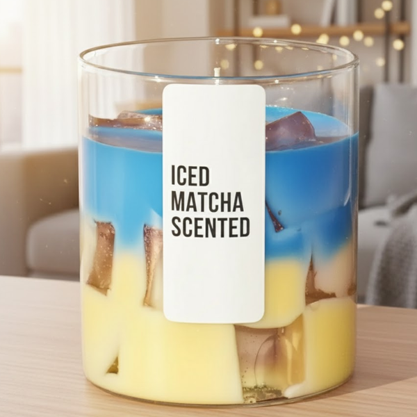 Refreshing Cool Aroma | Iced Scented Candle | 100% Soy Wax
