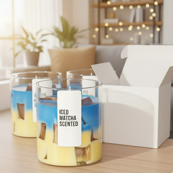 Refreshing Cool Aroma | Iced Scented Candle | 100% Soy Wax