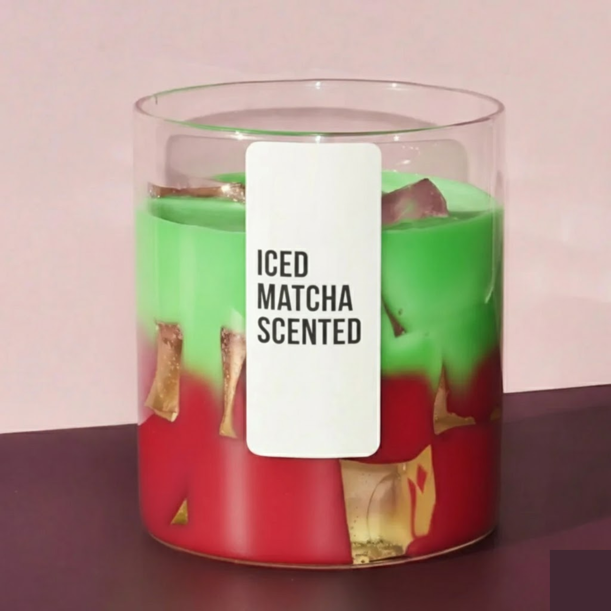 Iced Matcha Scented Candle – Smooth Oud Aroma | Deekshs Candles