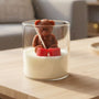 Teddy Bear Scented Candles | Lovely Candle Smooth Oud Aroma | Scented Candle