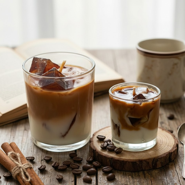Mini Iced Coffee Scented Candle – Premium Soy & Gel Wax | Coffee & Oud Fragrance | Perfect for Gifting & Home Decor
