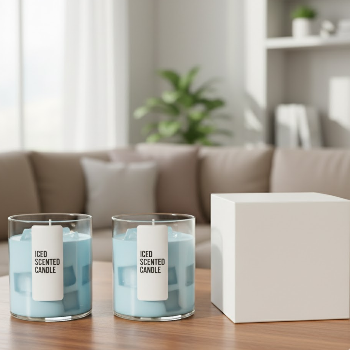 Pure Harmony Aromatherapy | Square Glass