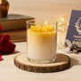 Flower Scented Candle | Pure Floral Essence | Luxurious Oud| 100% Soy Wax | 30+ Hour Burn | Deeksha Candles