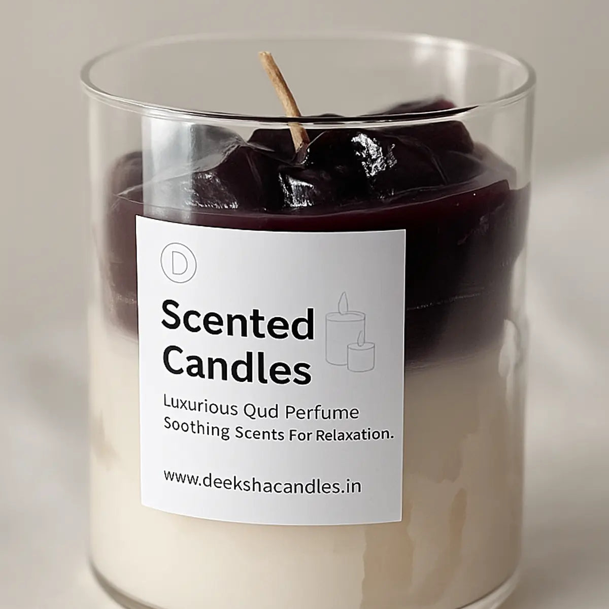 Heart Jelly Candle Iced Scented Lovely Candle Jelly Candle Smooth Oud Aroma