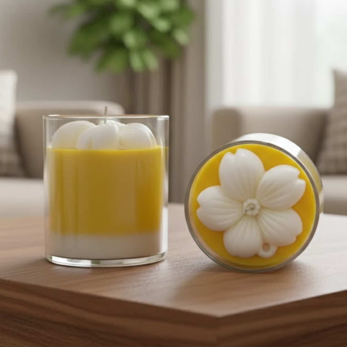 Mango Scented Candle – Premium Soy & Gel Wax Blend