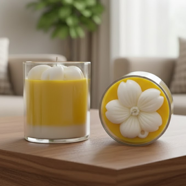 Mango Scented Candle – Premium Soy & Gel Wax Blend