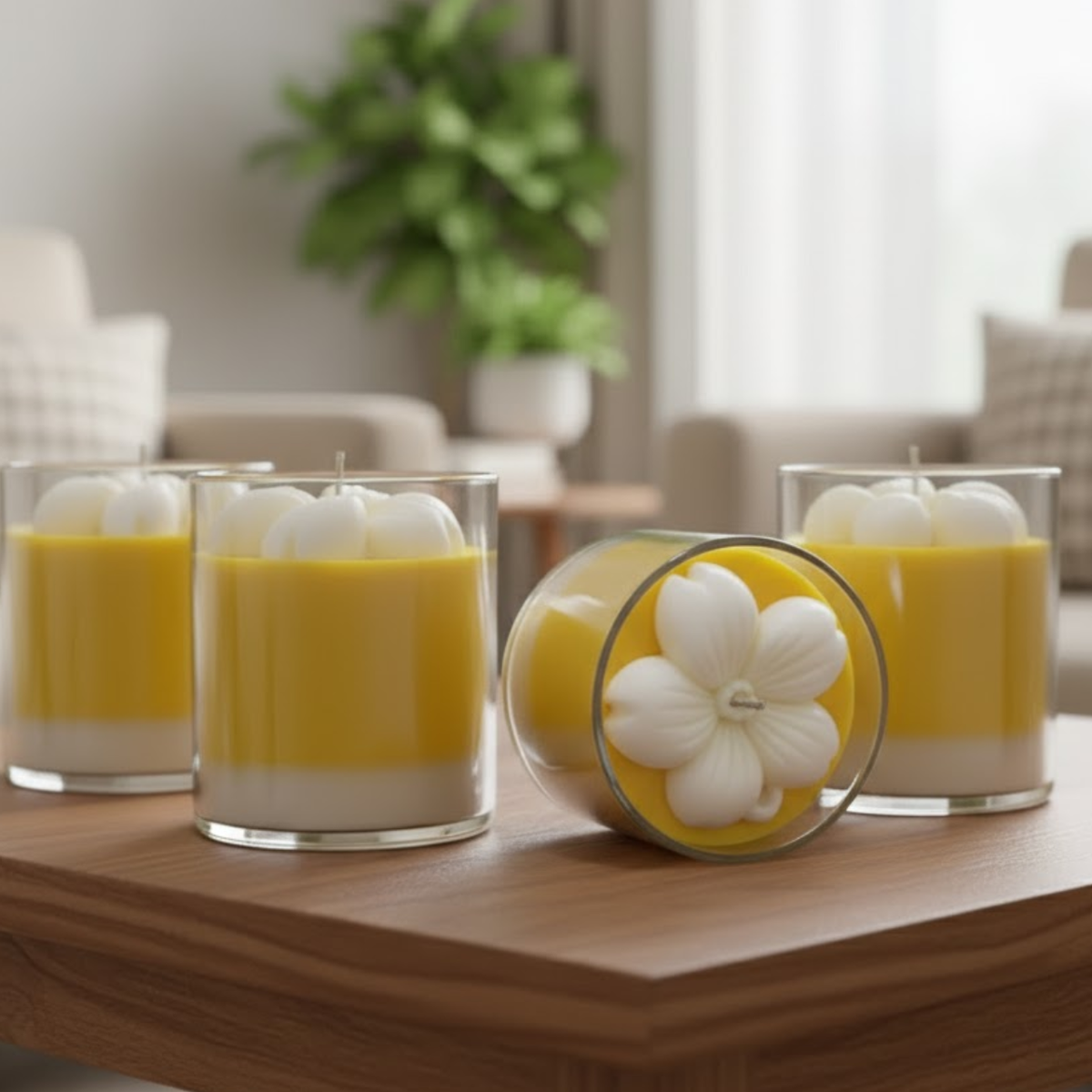 Mango Scented Candle – Premium Soy & Gel Wax Blend