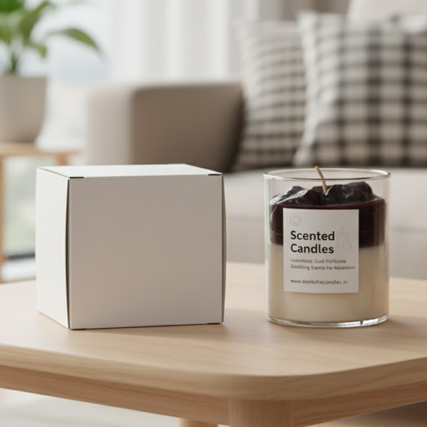 Heart Jelly Candle Iced Scented Lovely Candle Jelly Candle Smooth Oud Aroma