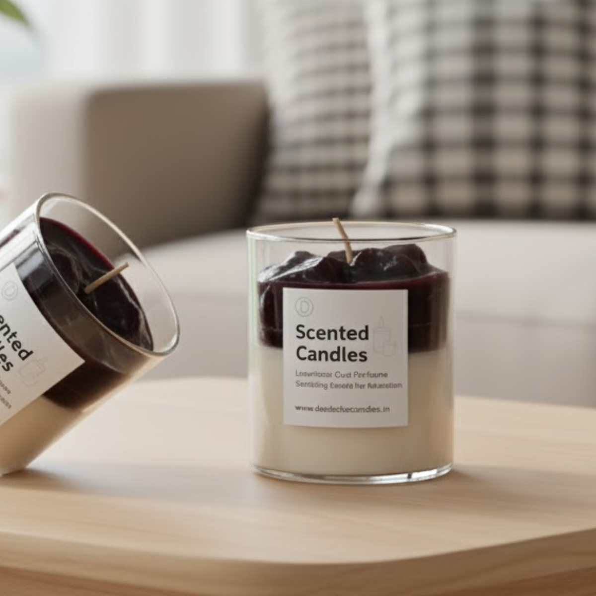 Heart Jelly Candle Iced Scented Lovely Candle Jelly Candle Smooth Oud Aroma
