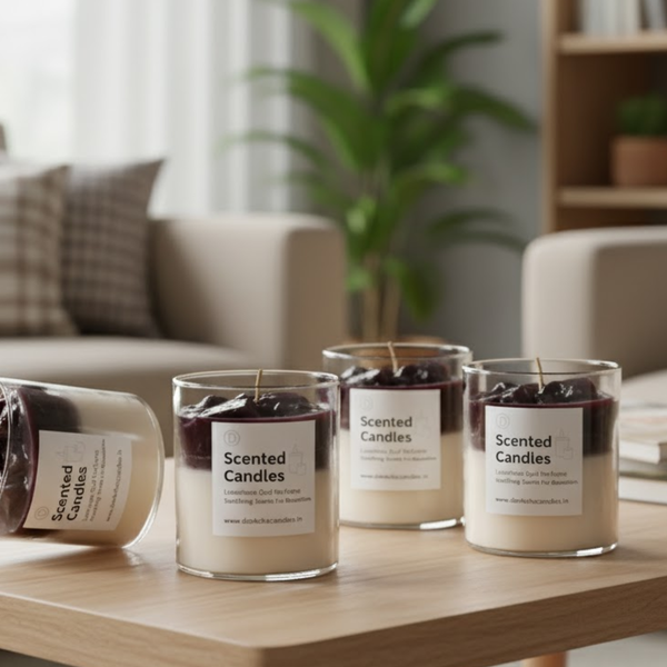 Heart Jelly Candle Iced Scented Lovely Candle Jelly Candle Smooth Oud Aroma