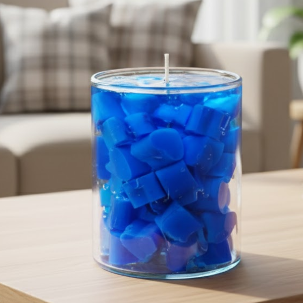 Sweetheart Candle | Scented Lovely Candle Jelly Candle Smooth Oud Aroma and  Lavender | 100% Pure Soya Wax | Deeksha Candles