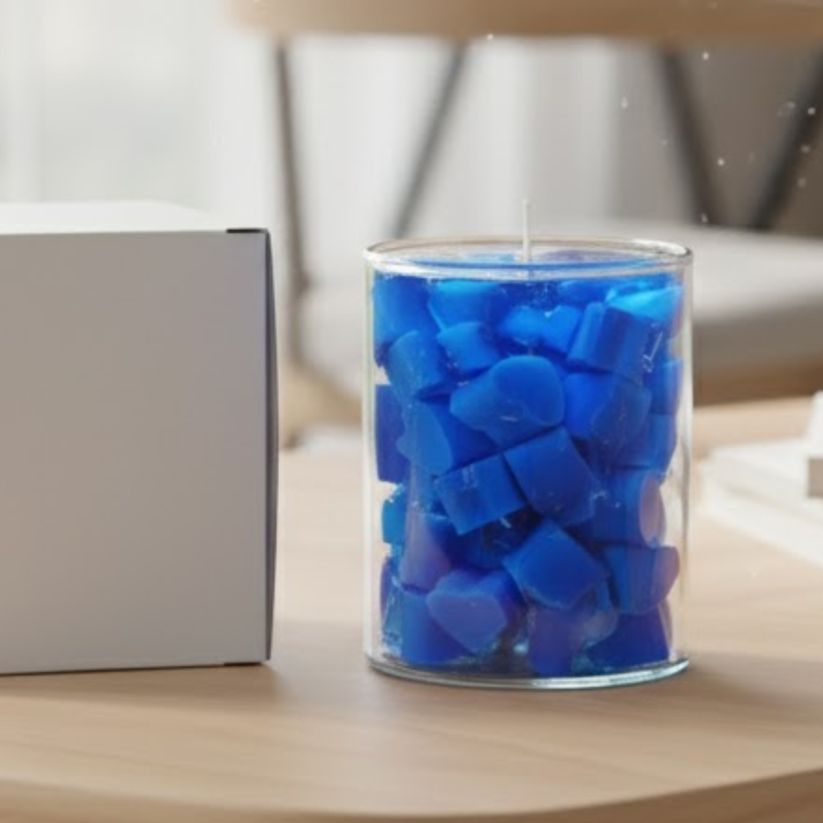 Sweetheart Candle | Scented Lovely Candle Jelly Candle Smooth Oud Aroma and  Lavender | 100% Pure Soya Wax | Deeksha Candles