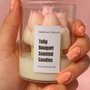Tulip Bouquet Scented Candles Lovely Candle Smooth Oud Aroma | Scented Candle