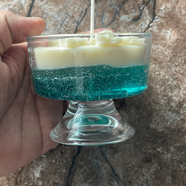 Ocean Bloom Multi Rose Gel Candle | Perfect for Home Décor & Gifting