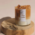 Iced Coffee Scented Candle – Premium Soy & Gel Wax | Coffee & Oud Fragrance | Perfect for Gifting & Home Decor