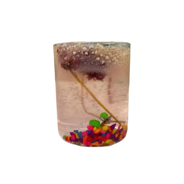 Jelly candle with soya wax